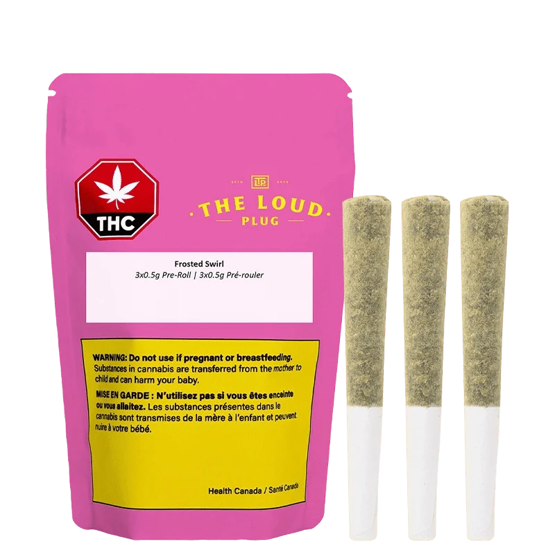 ALL The Loud Plug Pre-rolls – 3 x (0.5g)