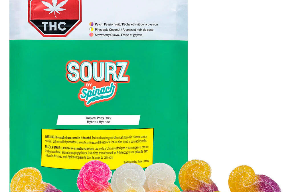 Tropical Party Pack (Spinach Sourz) – 10 x (1mgTHC)