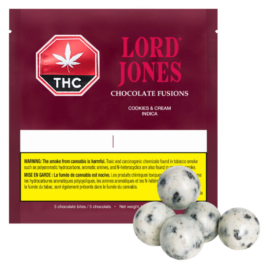 Chocolate Fusions Cookies & Cream (Lord Jones) – 5 x (2mg)