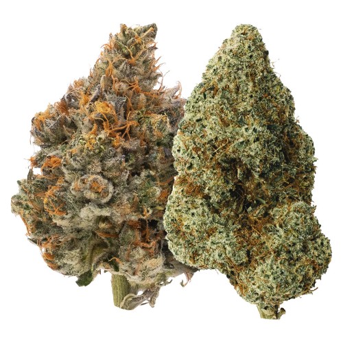 Two Pack: Mystery Made & Bully Kush (Carmel) – 2 x (3.5g)