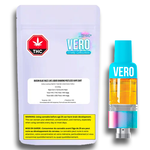 Bussin Blue Razz Live Liquid Diamond POSTLESS (Vero – 510 – 1g) (1g)