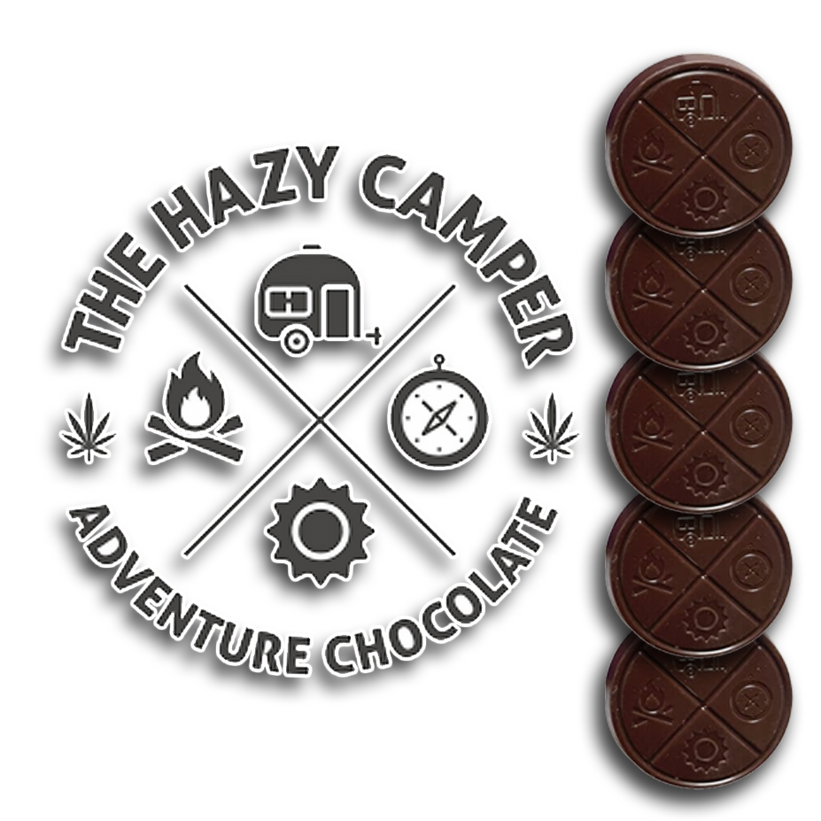 Multipack of 5 SIMPLY DARK THC ORGANIC CHOCOLATE (The Hazy Camper) – 5 x (10mg)