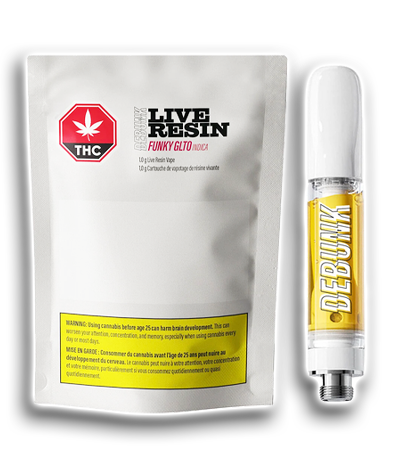 Funky GLTO Live Resin (DEBUNK – 510) – (1.0g)