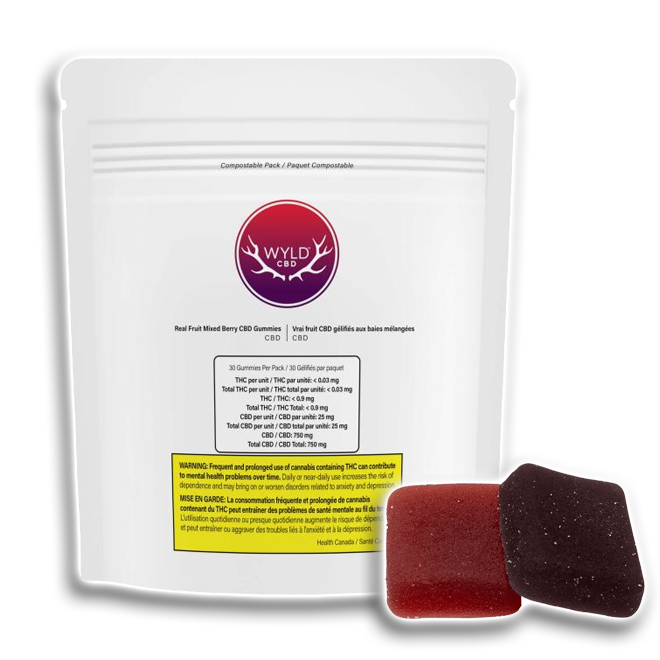 Mixed Berry CBD (Wyld CBD) – 30 x (25mg CBD)